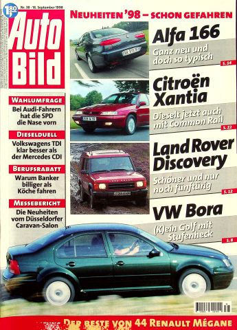 Deckblatt Auto Bild (38/1998)